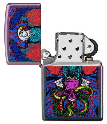 Zippo Eagle, Snake, Skull Design Zippo